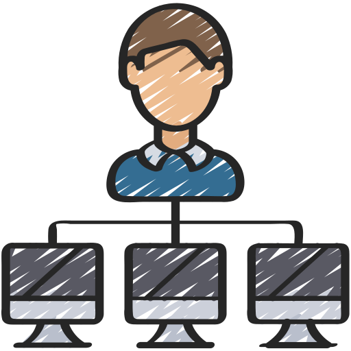 Client-Server Icon