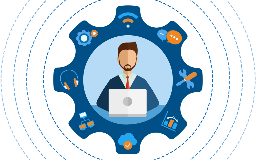 IT Support Illustration